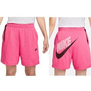Nike Sportswear Women's High Rise Fleece Dance Shorts DV0334-684 Pinksicle